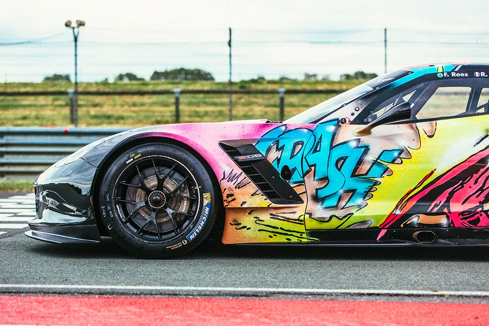 Larbre's Corvette Art Car for Le Mans — Ecurie